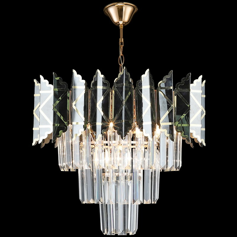 Подвесная люстра Reluce 02202-0.4-05 FGD+BK Подвесная люстра Reluce 02202-0.4-05 FGD+BK