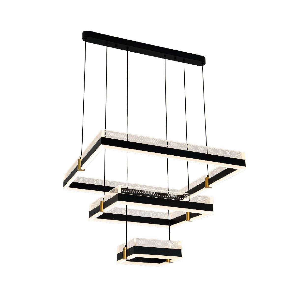 Подвесная люстра LED4U L7801-600 BK Подвесная люстра LED4U L7801-600 BK