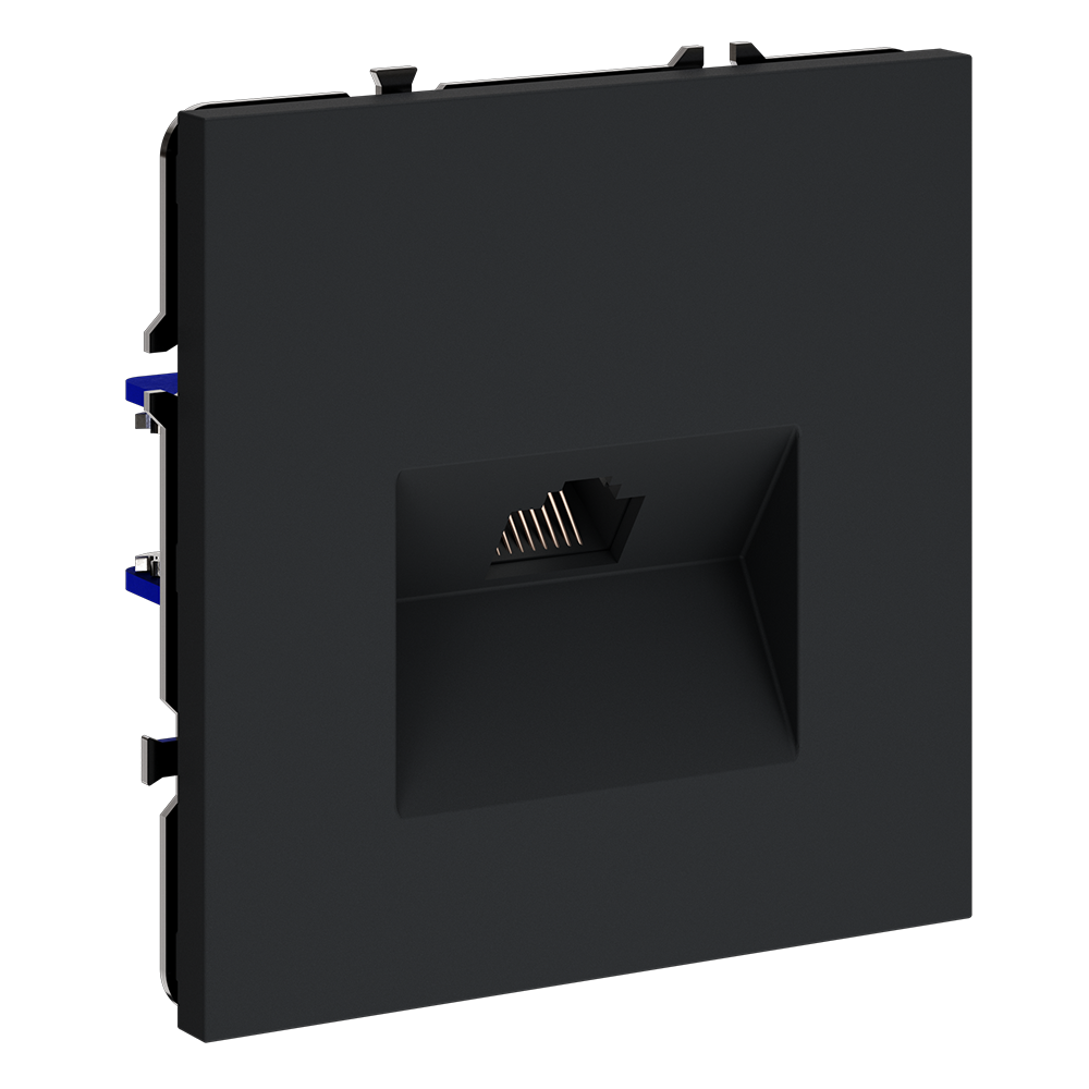 Розетка компьютерная Voltum S70 VLS060107 (графит)