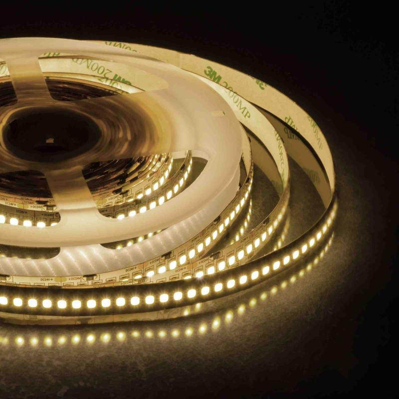 Светодиодная лента Apeyron 24В ПРО 26Вт/м smd2835 240д/м IP20 2700Лм/м 5м 3000К 00-303 Светодиодная лента Apeyron 24В ПРО 26Вт/м smd2835 240д/м IP20 2700Лм/м 5м 3000К 00-303
