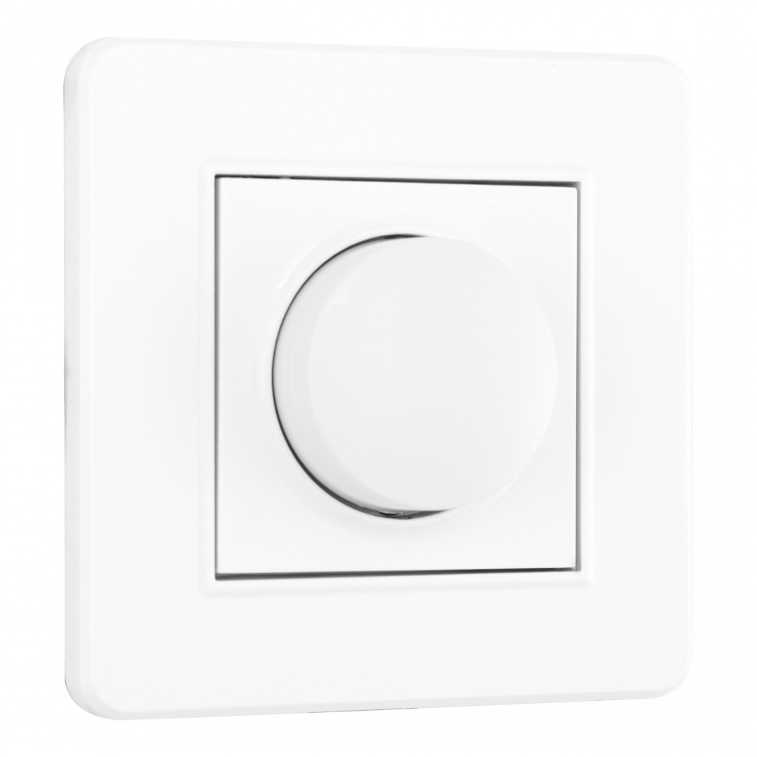 Диммер с рамкой Arte Milano SET16-1-48-1 white Диммер с рамкой Arte Milano SET16-1-48-1 white