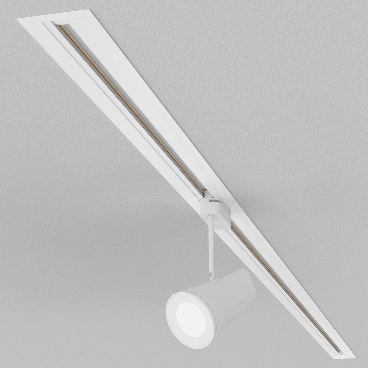Шинопровод встраиваемый однофазный Elektrostandard Track Rail WH Recessed 4690389178535