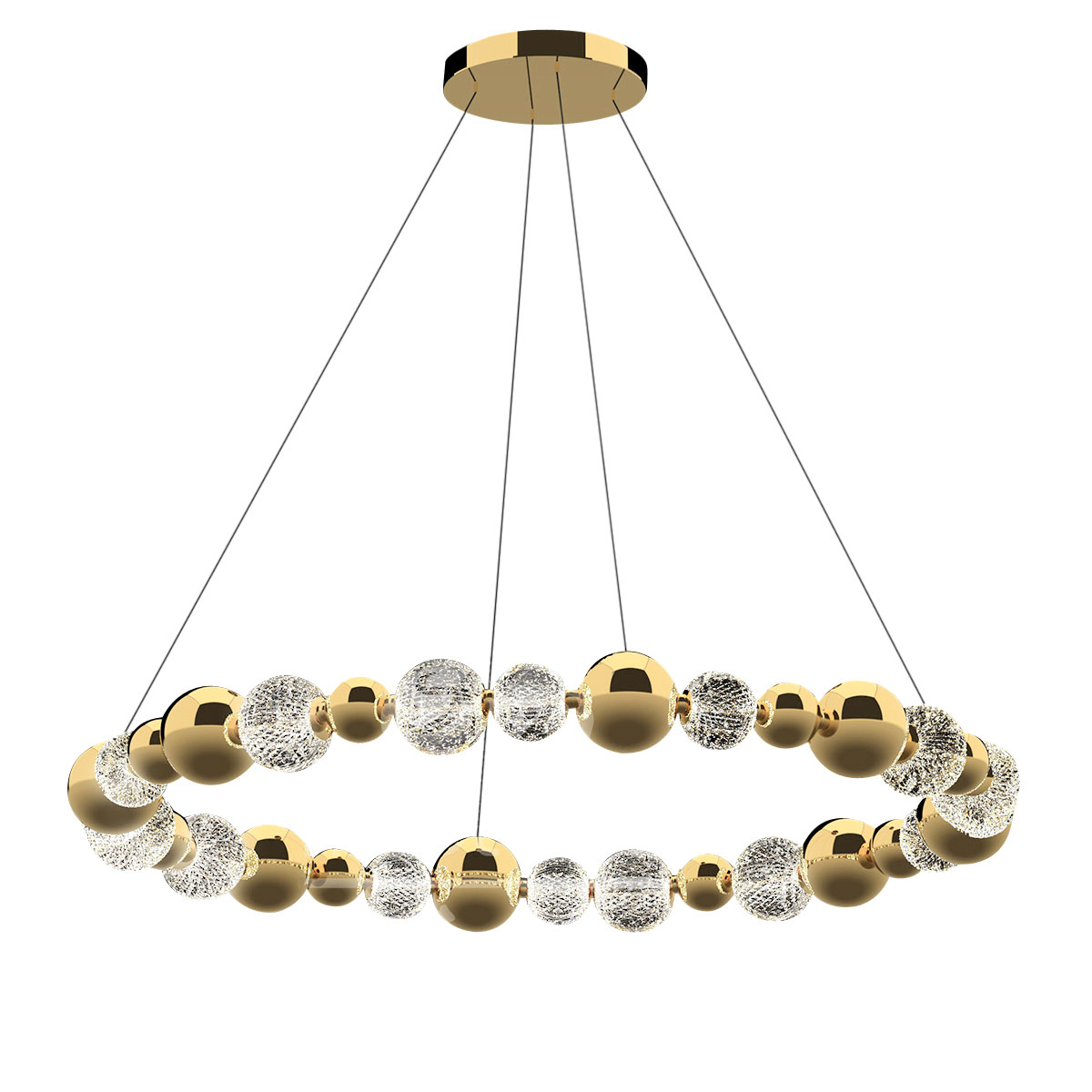 Подвесной светильник DeLight Collection Elliot Diamante MD21001002-1F gold Подвесной светильник DeLight Collection Elliot Diamante MD21001002-1F gold