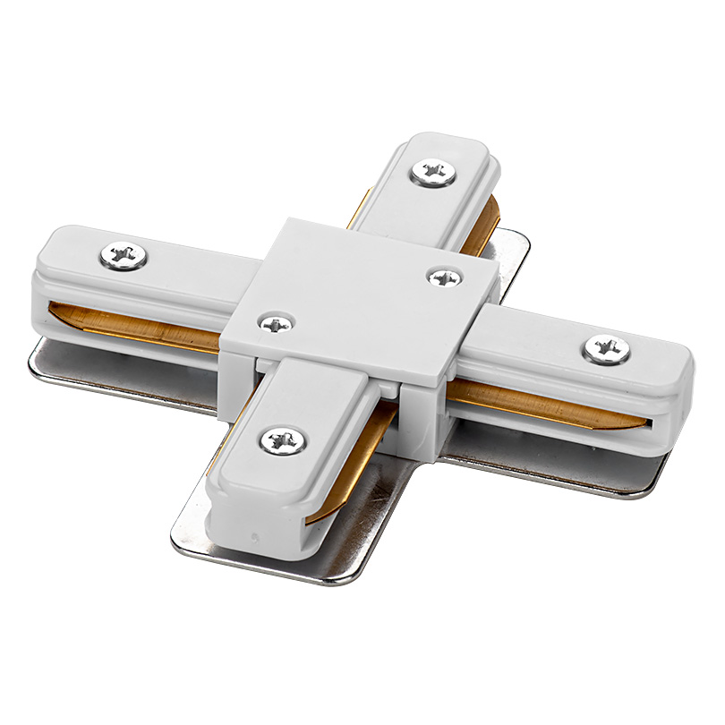 Коннектор Х-образный для однофазного шинопровода WOLTA WTL-XC/01W