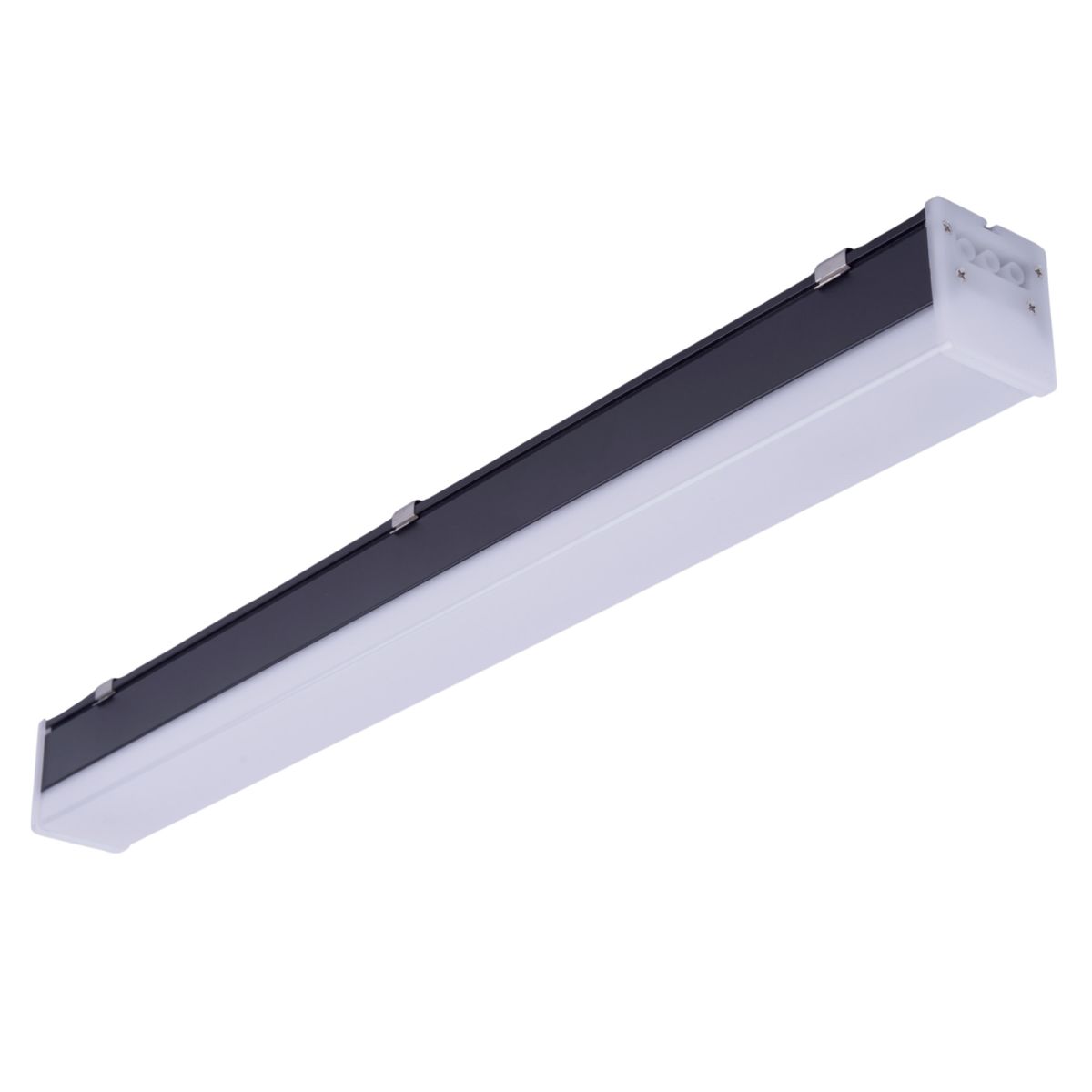 Линейный подвесной модульный светильник Uniel ULO-N10A-40W/6500K/L120 IP40 BLACK UL-00013258