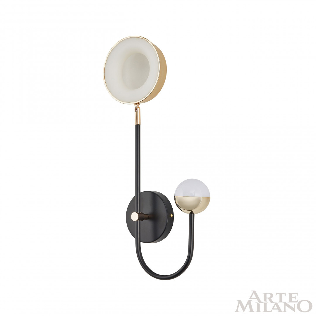 Бра Arte Milano Ferrara 273299/1+1 BK/GD