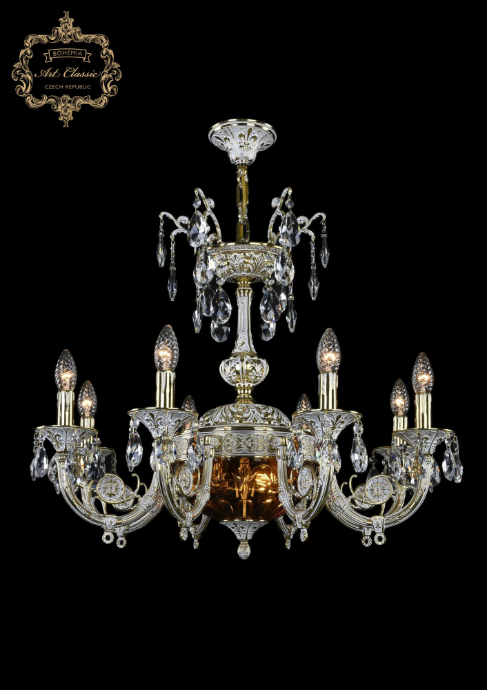 Подвесная люстра Art Classic 31.12.8.KR175SP.250IT.GW.Sp.Amber.1E