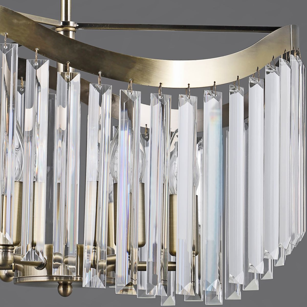 Люстра на штанге Illumico IL3475-6PSQ-25AB ELITE