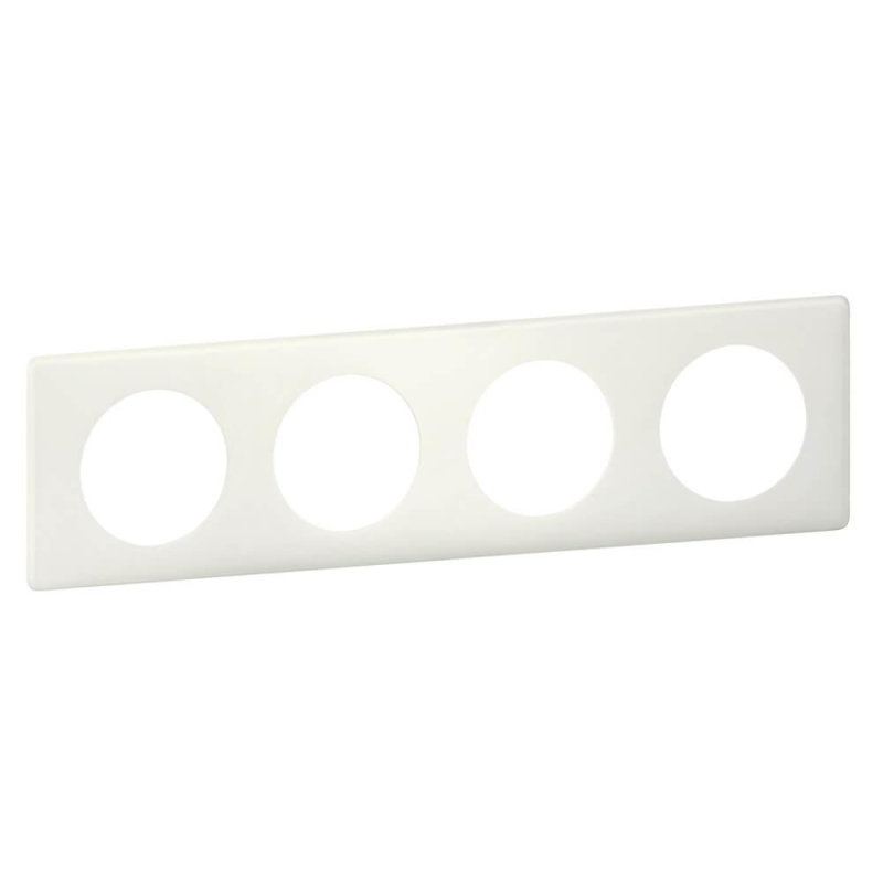 Рамка 4-постовая Legrand Celiane белая перкаль 066704