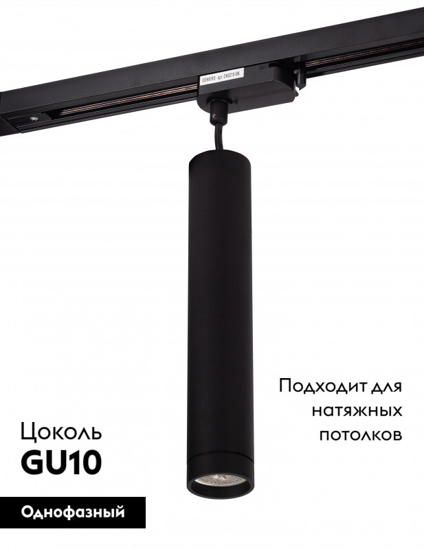 Светильник на шине Denkirs DK6210-BK