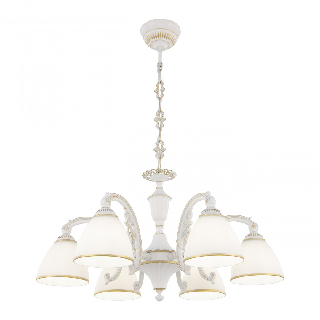 Подвесная люстра Arte Milano 347837/6 WT+G Подвесная люстра Arte Milano 347837/6 WT+G