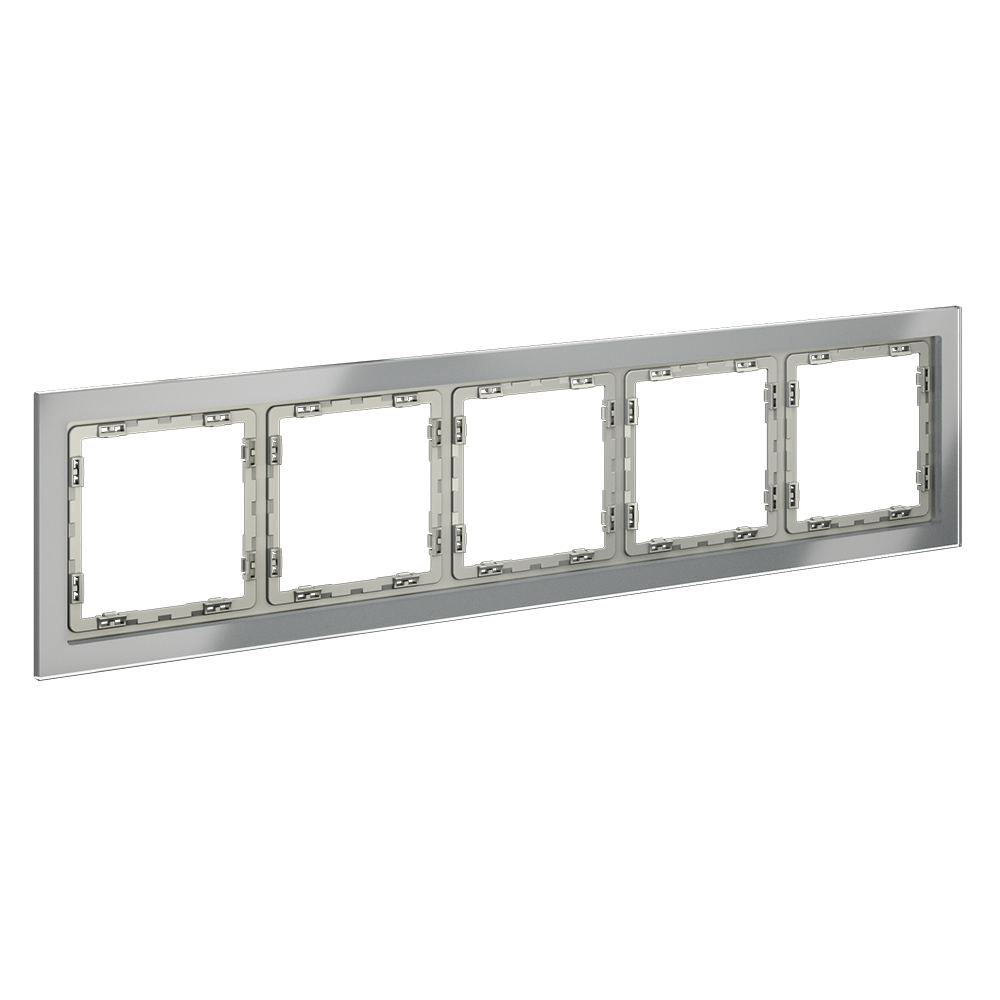 Рамка на 5 постов Voltum S70 VLS110505 (сталь, стекло)