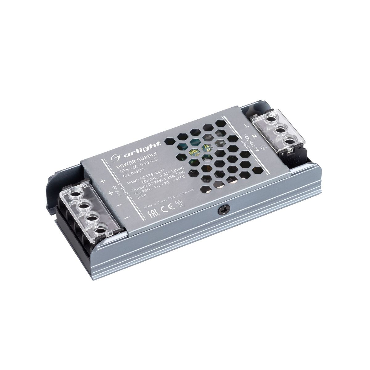 Блок питания Arlight ATS-24-030-LS (24V, 1.25A, 30W) 049077 Блок питания Arlight ATS-24-030-LS (24V, 1.25A, 30W) 049077