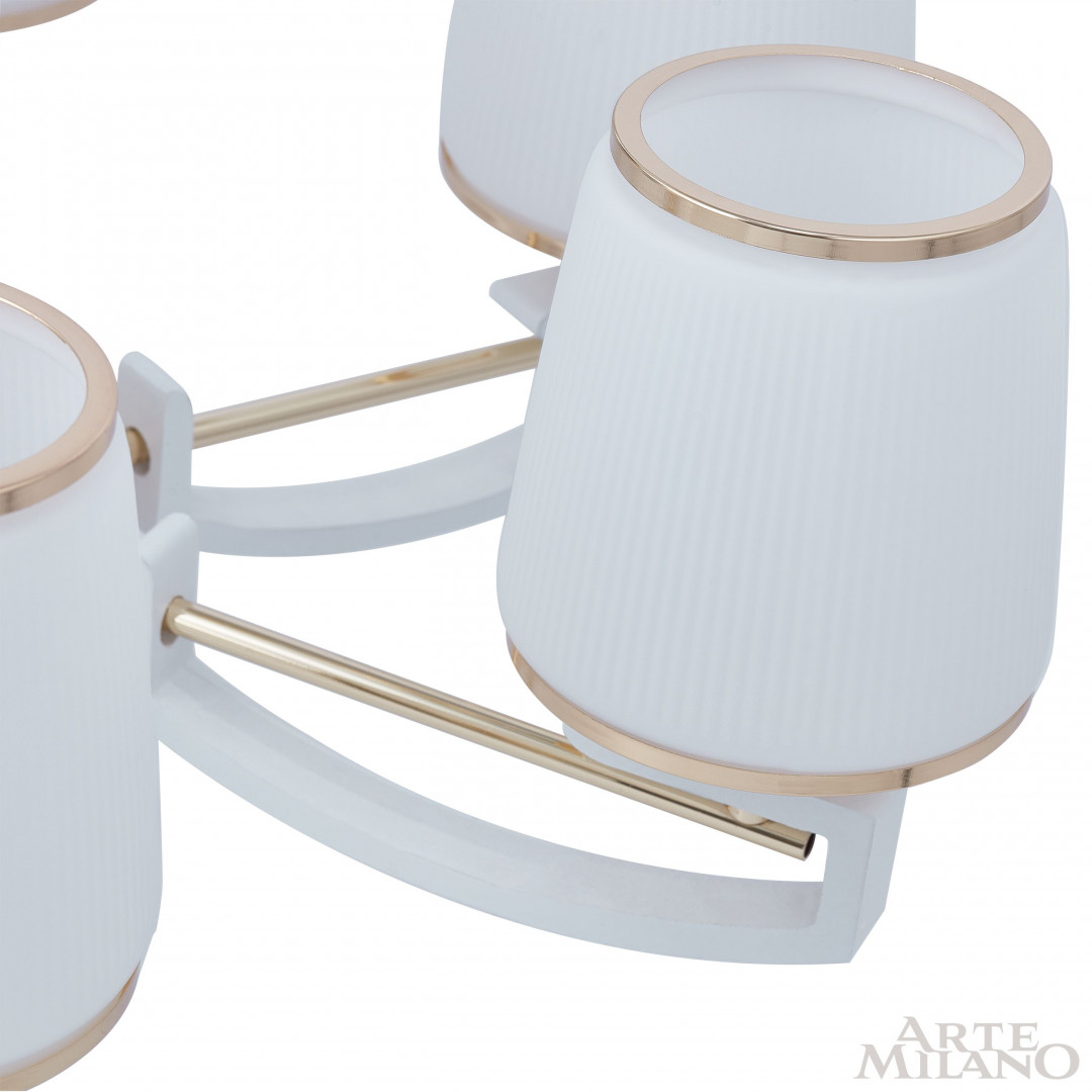 Подвесная люстра Arte Milano Florentia-2457 302457/6 Wh/Gd