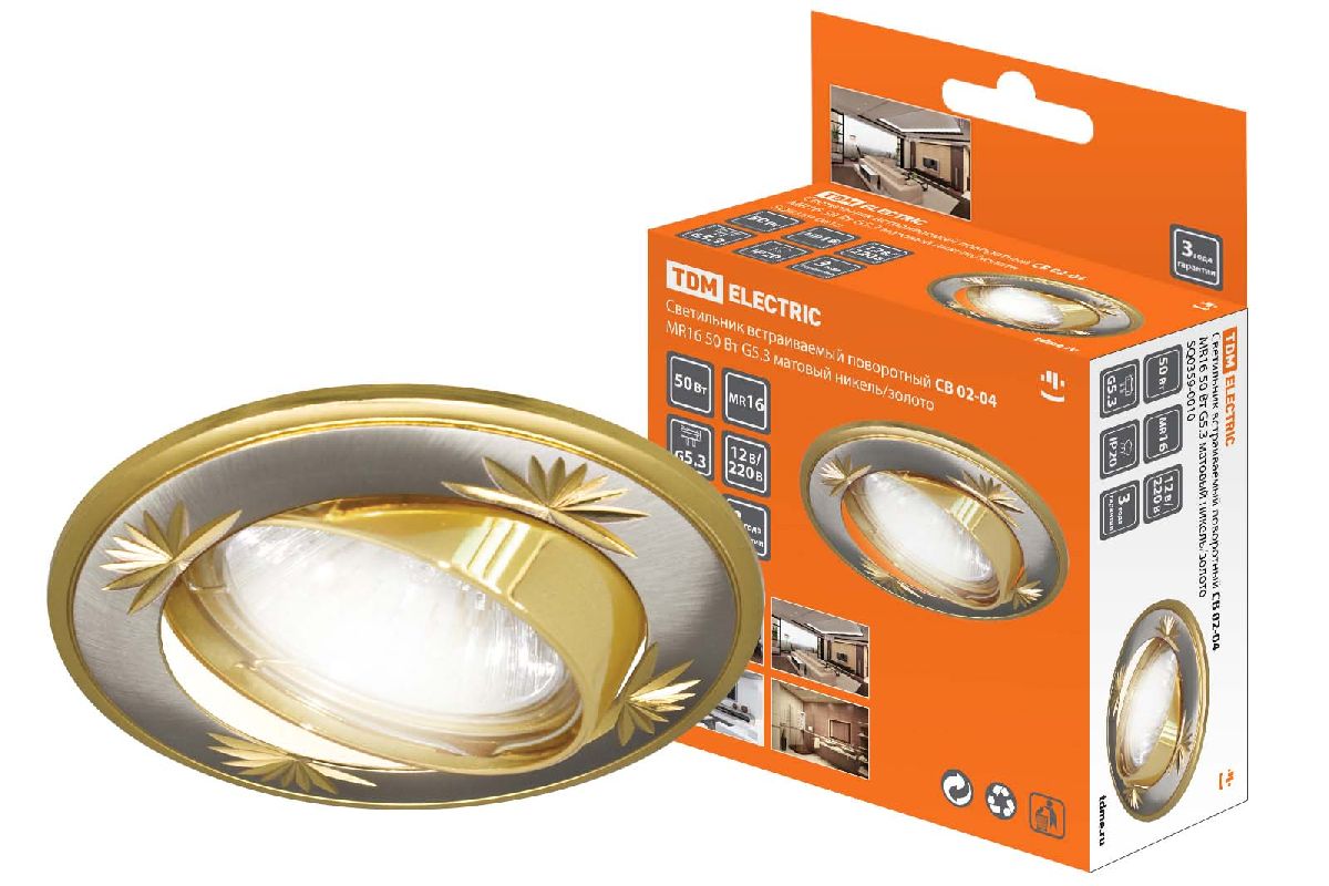 Встраиваемый светильник TDM Electric СВ 02-04 SQ0359-0010 Встраиваемый светильник TDM Electric СВ 02-04 SQ0359-0010