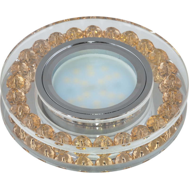 Встраиваемый светильник Fametto Peonia DLS-P102 GU5.3 CHROME/GOLD 09985 Встраиваемый светильник Fametto Peonia DLS-P102 GU5.3 CHROME/GOLD 09985