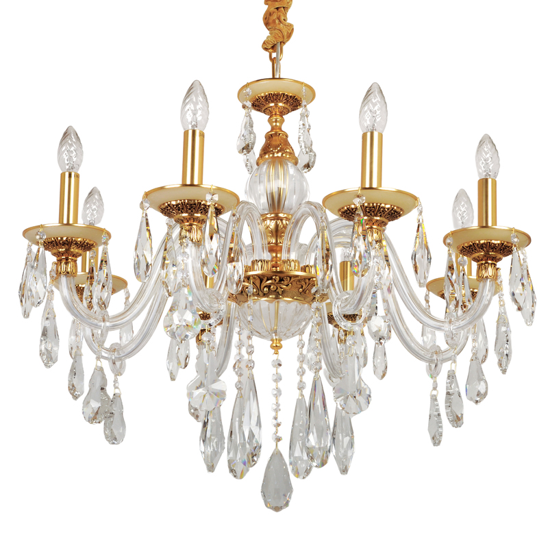 Подвесная люстра Abrasax Tina 3119/8GO Подвесная люстра Abrasax Tina 3119/8GO