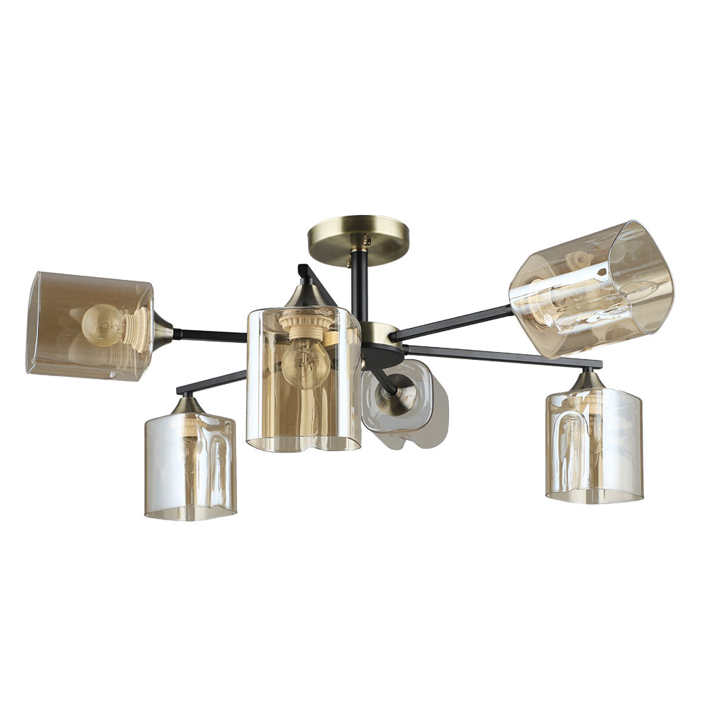 Люстра на штанге Arte Lamp Merci A4185PL-6BK Люстра на штанге Arte Lamp Merci A4185PL-6BK