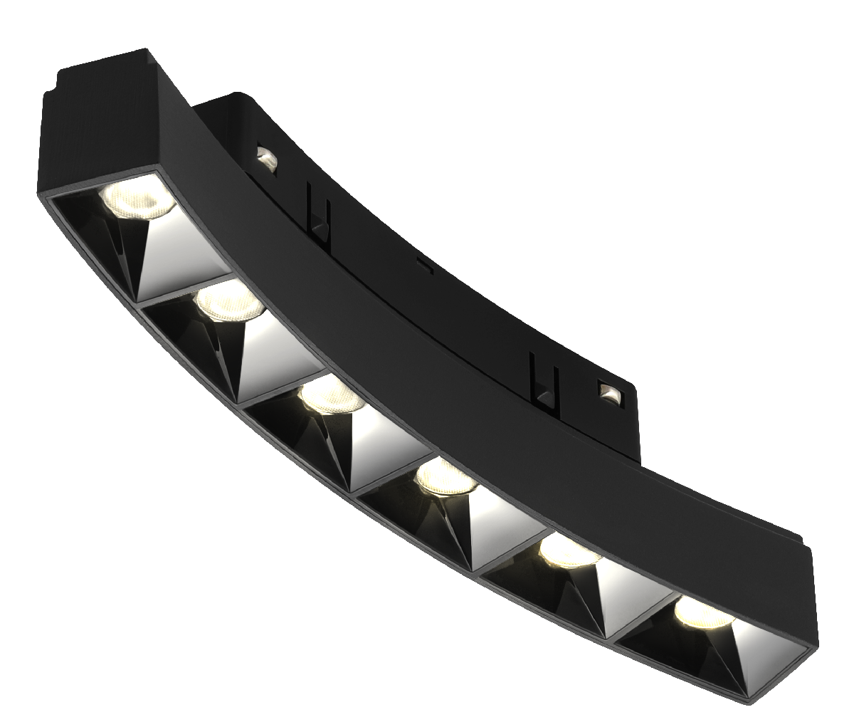 Трековый магнитный светильник iLedex Vision 4822-033-L188-D600-6W-110DG-3000K-BK