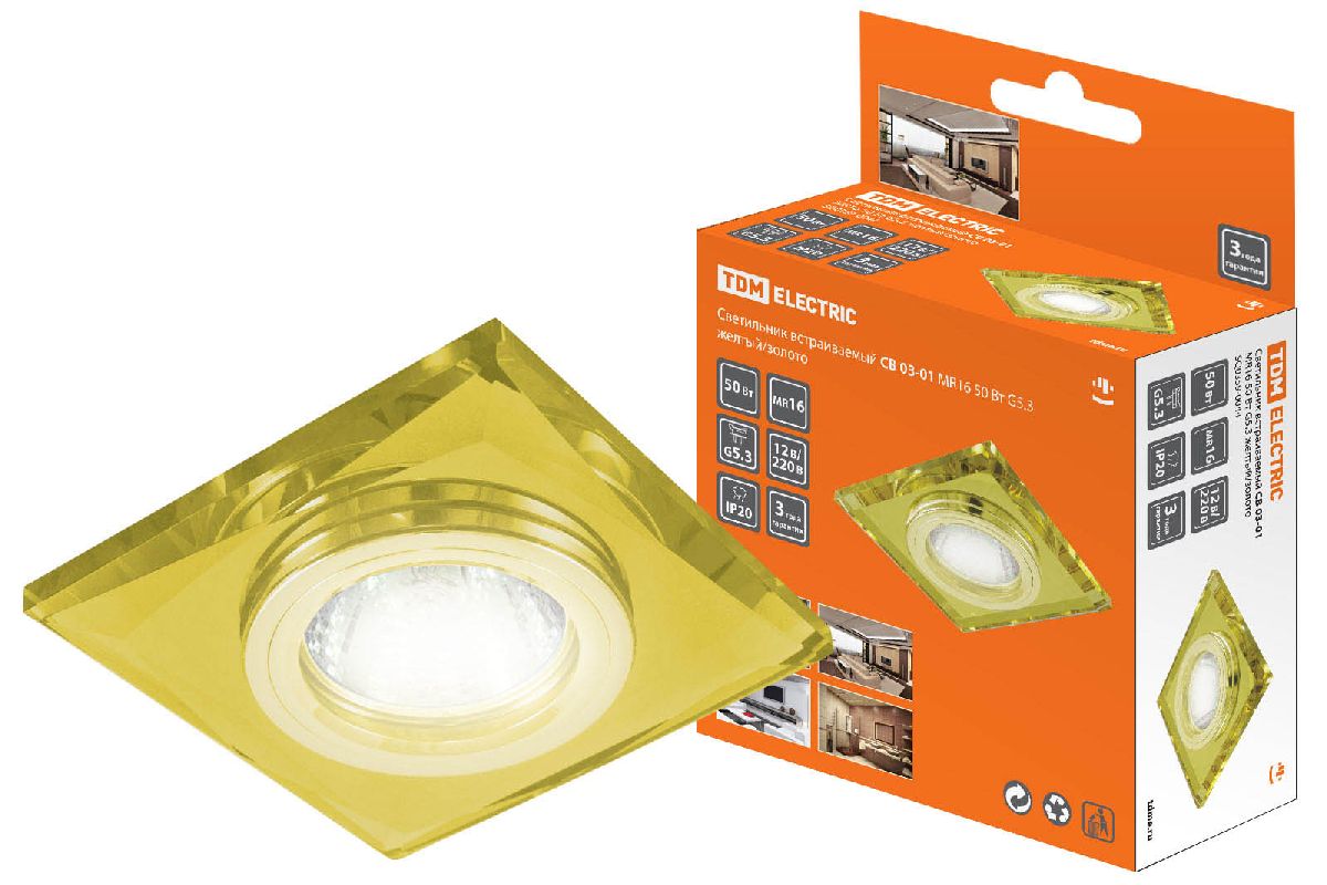 Встраиваемый светильник TDM Electric СВ 03-01 SQ0359-0044 Встраиваемый светильник TDM Electric СВ 03-01 SQ0359-0044