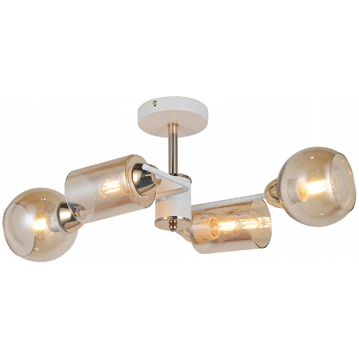 Люстра на штанге Illumico IL8243-4COU-79 WH GD Люстра на штанге Illumico IL8243-4COU-79 WH GD