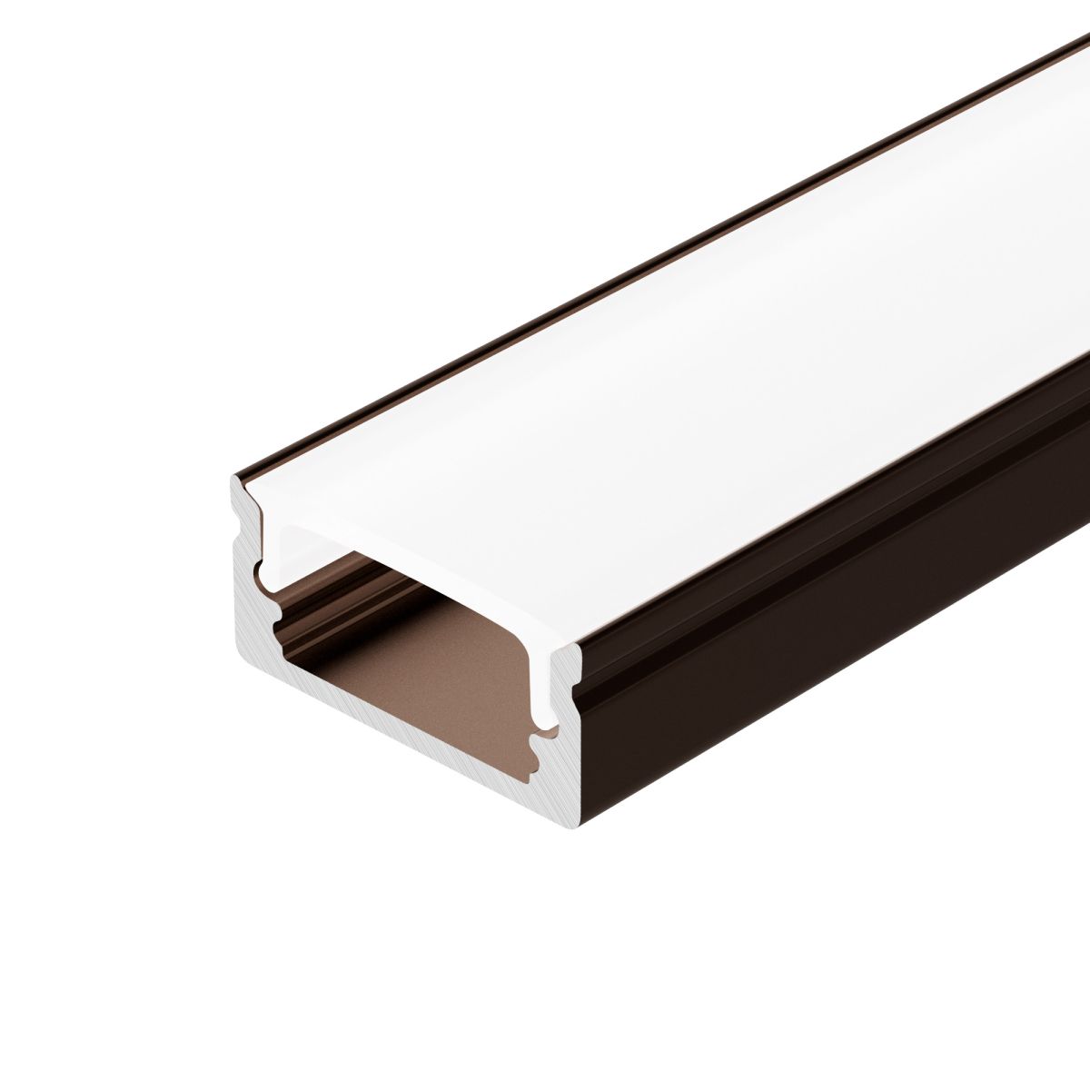 Профиль Arlight LINE-1708-2000 ANOD BROWN DEEP (Алюминий) 065801
