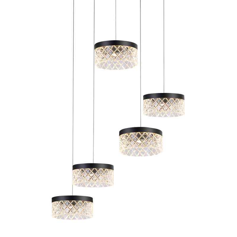 Подвесной светильник Delight Collection MD21020075 MD21020075-5A matt black Подвесной светильник Delight Collection MD21020075 MD21020075-5A matt black