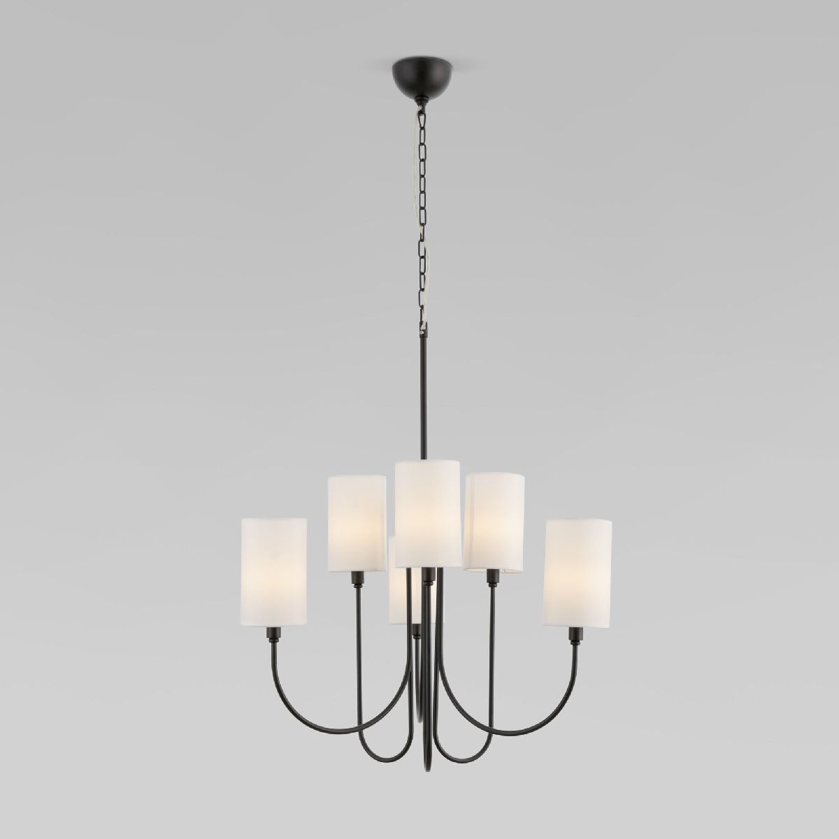 Подвесная люстра Eurosvet Abbey 60164/6 черный Smart a065746 Подвесная люстра Eurosvet Abbey 60164/6 черный Smart a065746