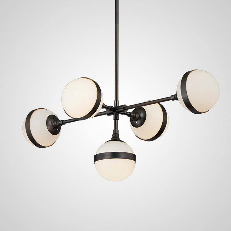 Люстра на штанге Delight Collection Peggy 9252P/5L black Люстра на штанге Delight Collection Peggy 9252P/5L black
