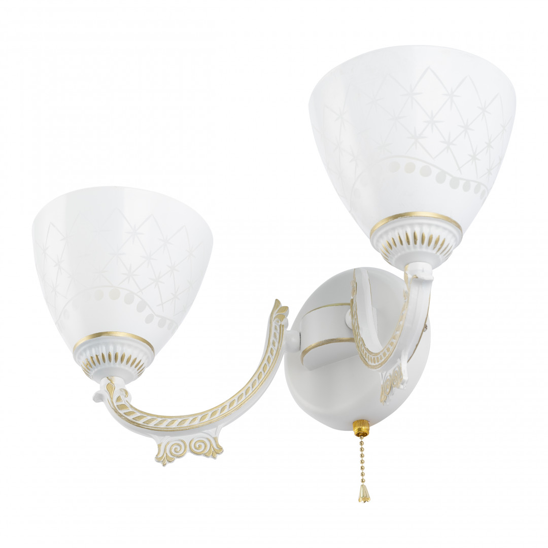 Бра Arte Milano 343837/2W WT+G Бра Arte Milano 343837/2W WT+G