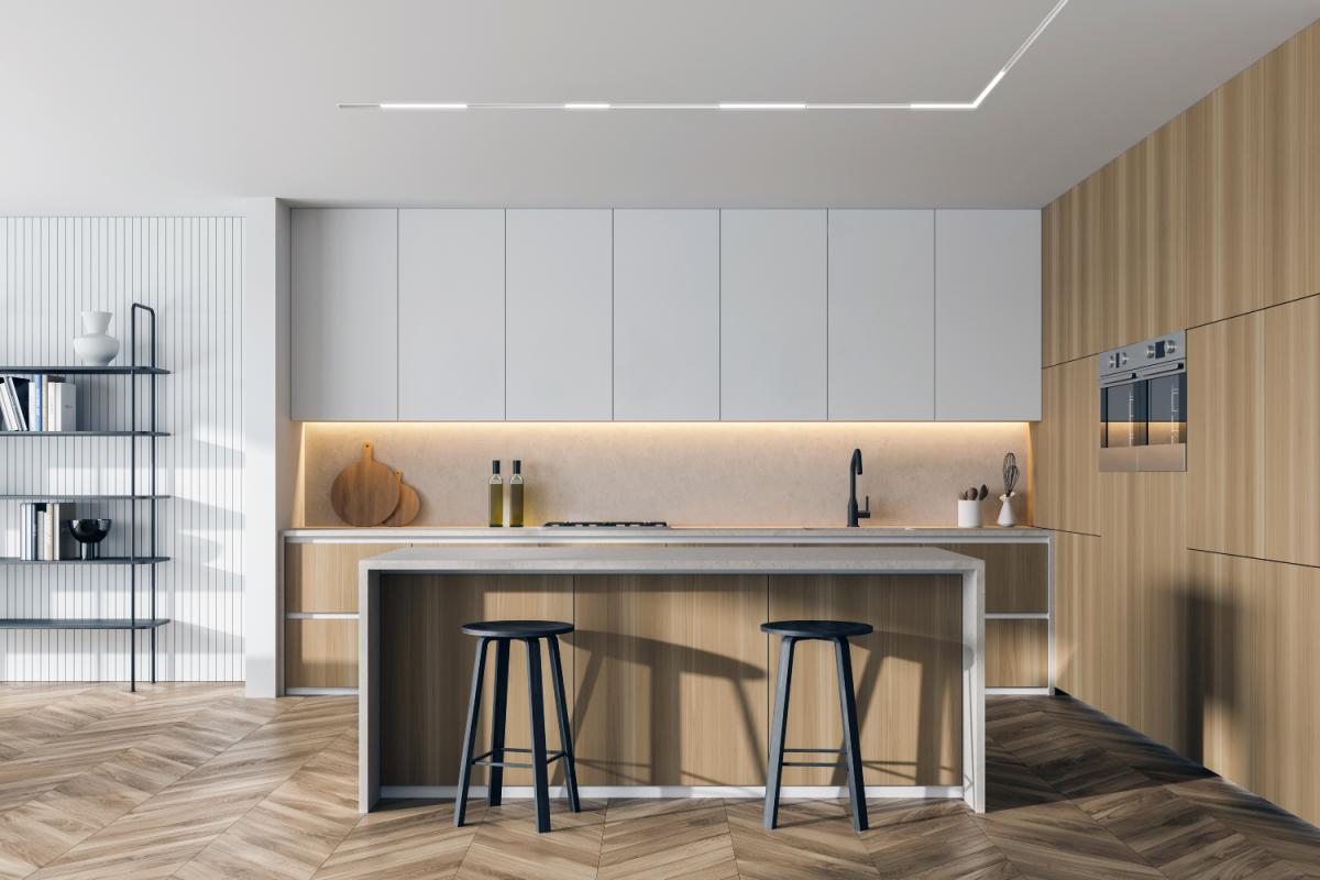 Трековый однофазный светильник Denkirs Smart Linear DK8004-CONN-WH