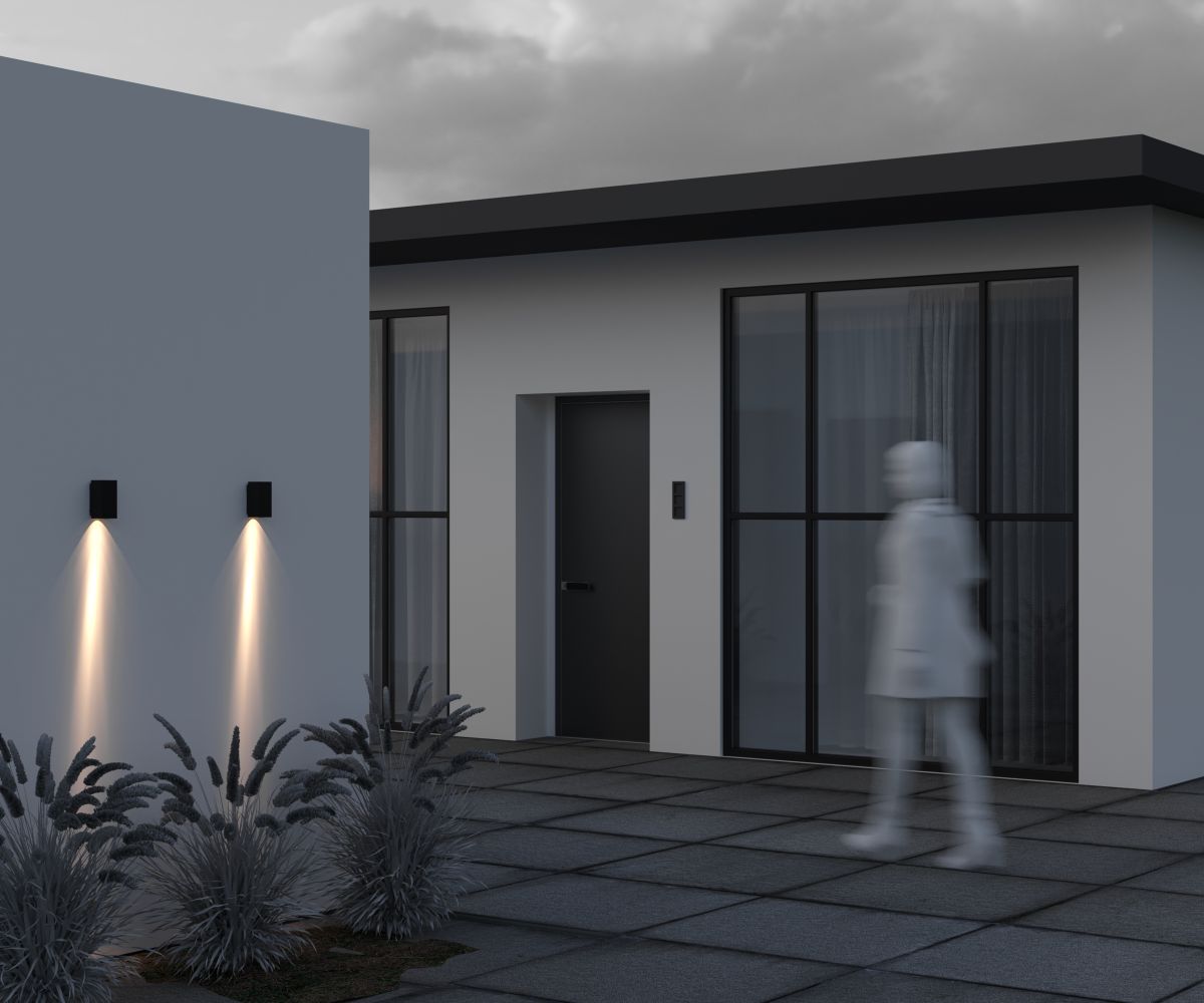 Уличный настенный светильник Maytoni Shell O505WL-L3B3K