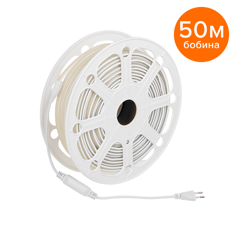 Светодиодная герметичная лента Wolta WLS-220V-COB-8W/3000/S280