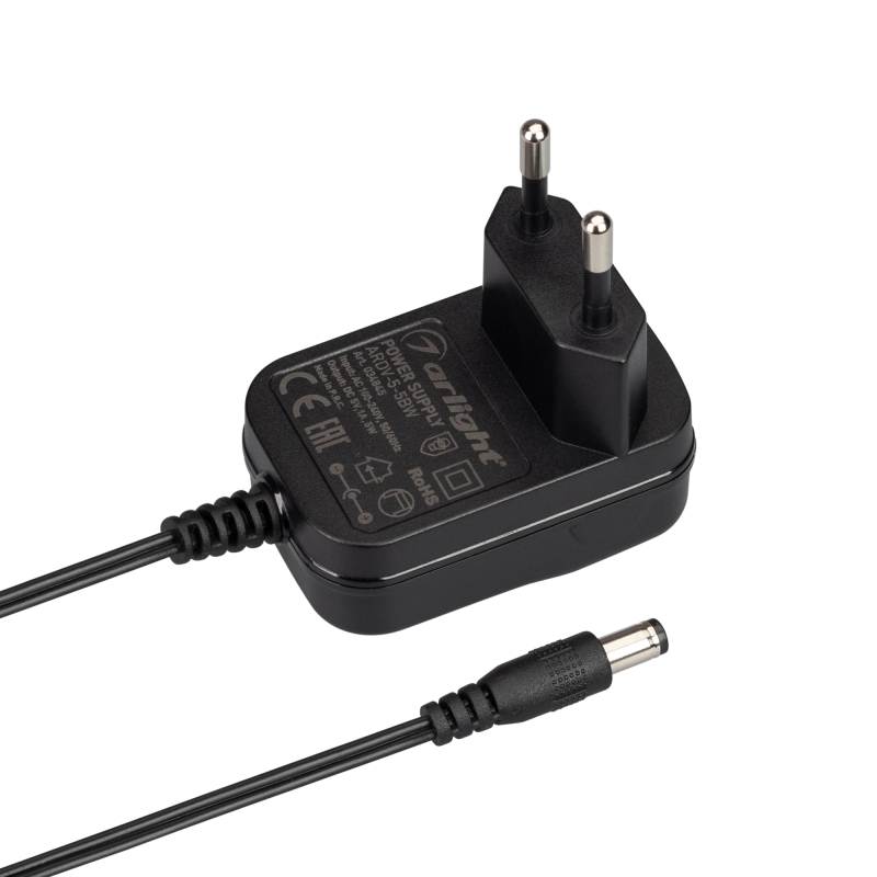 Блок питания Arlight ARDV-5-5BW (5V, 1A, 5W) 034845 Блок питания Arlight ARDV-5-5BW (5V, 1A, 5W) 034845