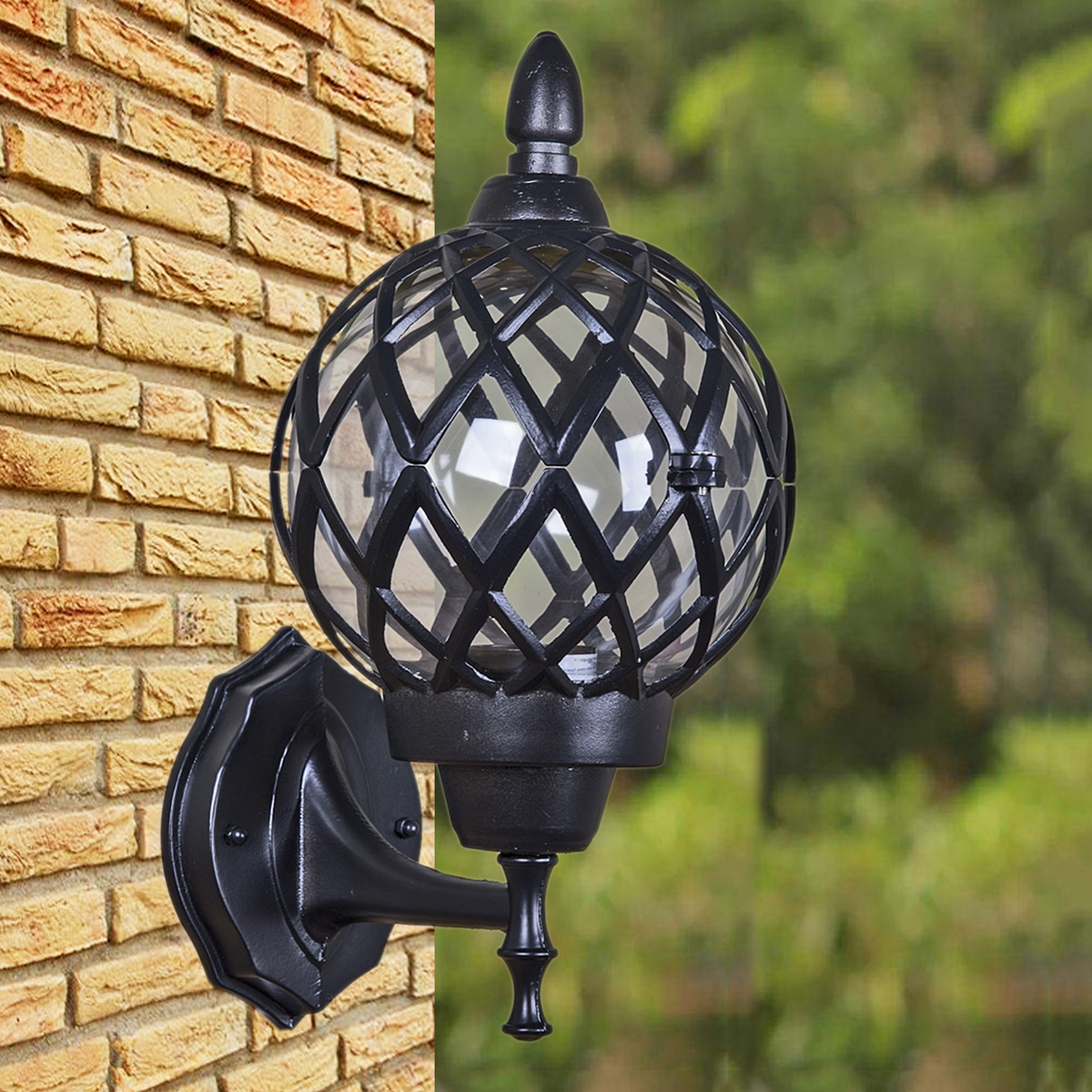 Уличный настенный светильник Reluce 09018-0.2-001SW BK