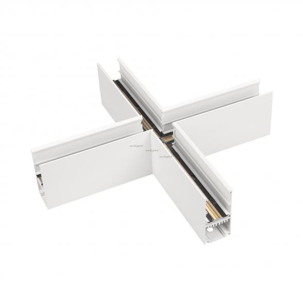 Коннектор Х-образный Arlight MAG-TRACK WHITE 026914 Коннектор Х-образный Arlight MAG-TRACK WHITE 026914