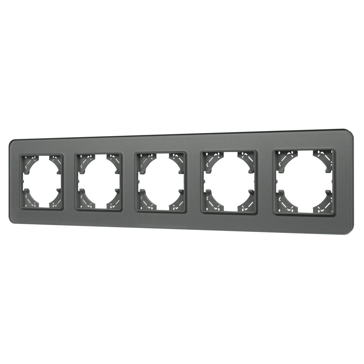 Рамка на 5 постов стеклянная Arlight FRM-OMALI-SFGS-5-GR 049722