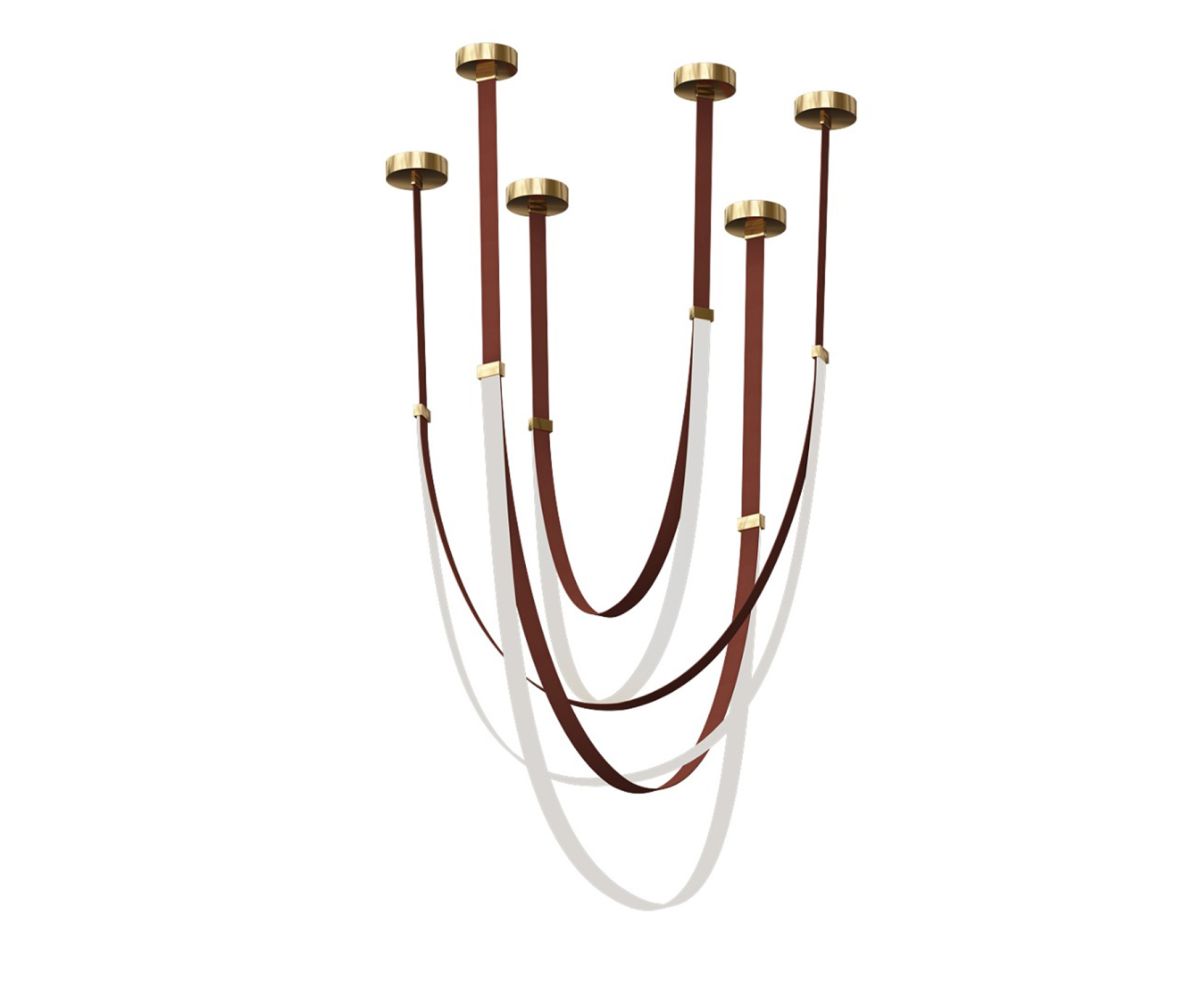 Подвесная люстра Kink Light Лирд 07689A-150+180+210,04 Подвесная люстра Kink Light Лирд 07689A-150+180+210,04