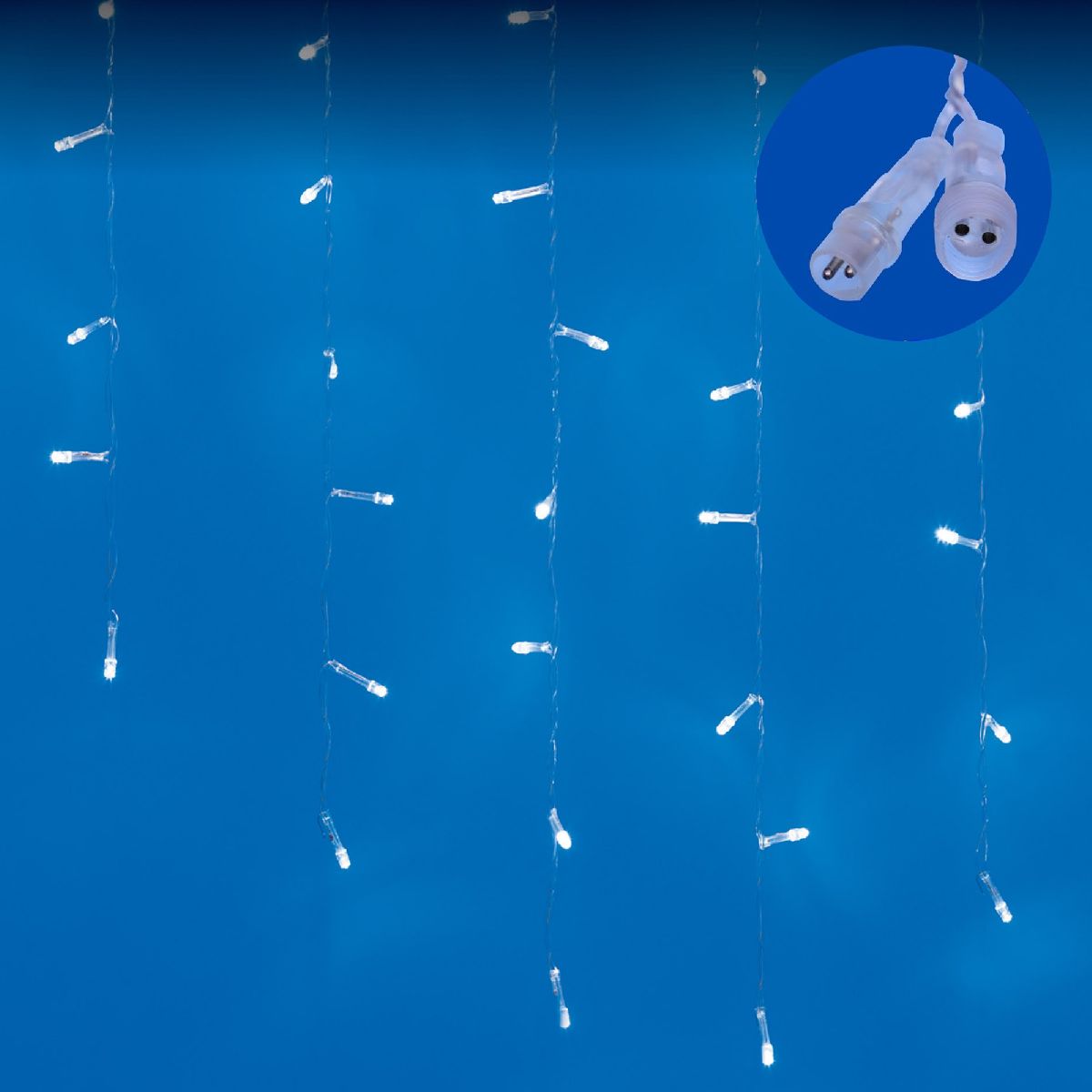 Уличная гирлянда Uniel ULD-B6007-200/STK WHITE IP44 UL-00010890