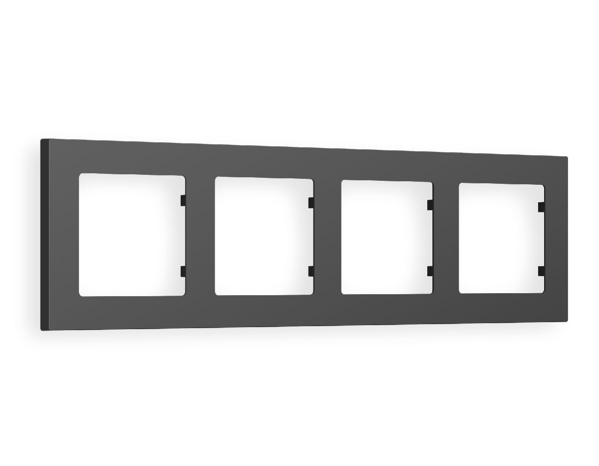 Рамка четырехместная Ambrella Volt Techno AF220804 Рамка четырехместная Ambrella Volt Techno AF220804