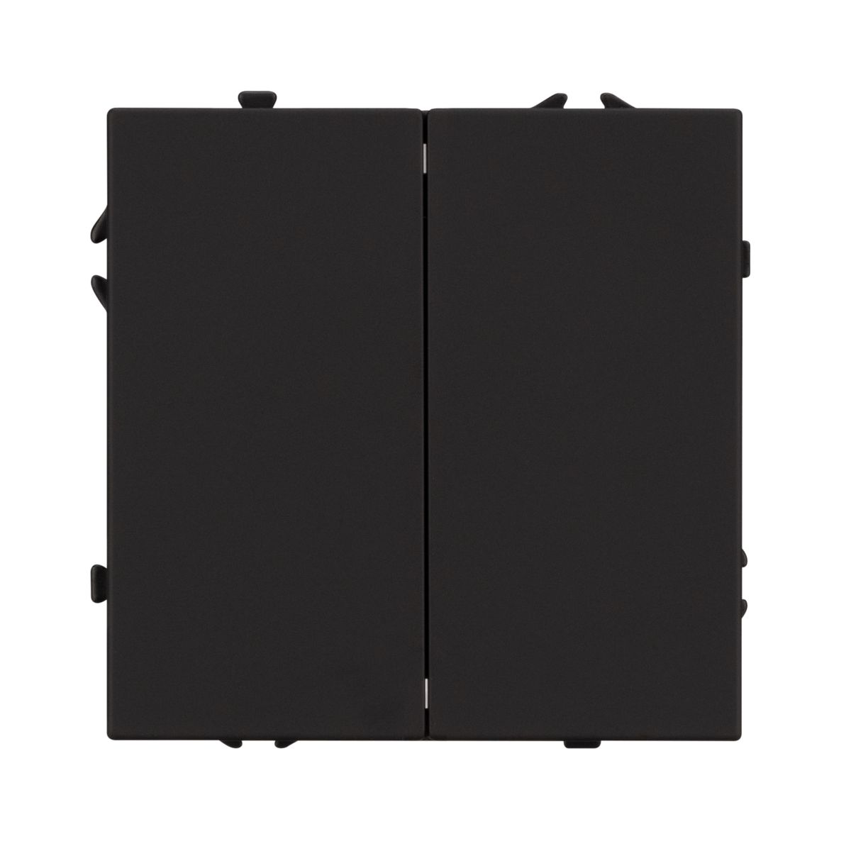 Выключатель 2 кл софт-тач черный оникс Arlight SWT-MK02-SFPL-BK (250V, 10A) 054252(1)
