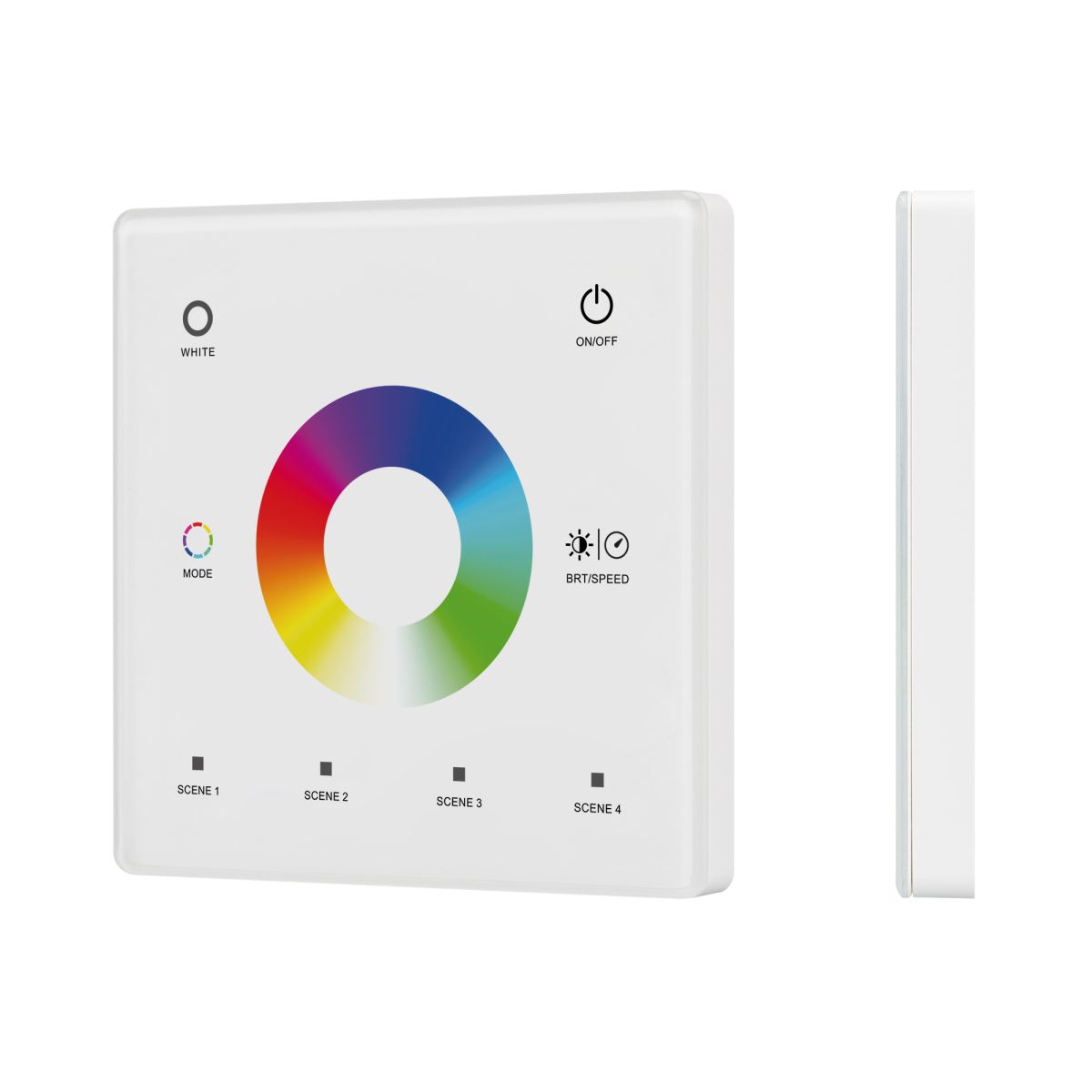 Сенсорная панель Arlight SMART-RF-801-11-1G-4SC-RGBW белый (3V, 2.4G) накладная (IARL, IP20 Пластик) 050419
