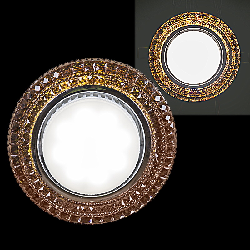 Точечный светильник Reluce 53201-9.0-001LF GX53+LED4W TEA Точечный светильник Reluce 53201-9.0-001LF GX53+LED4W TEA