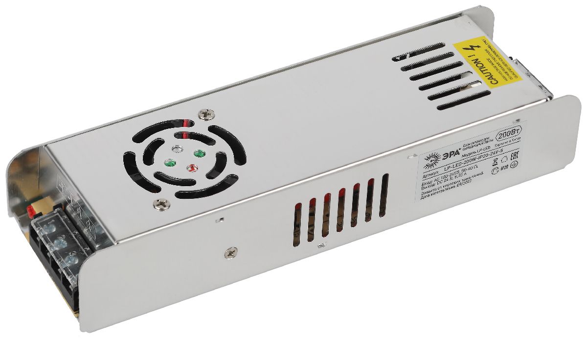 Блок питания Эра 200Вт DC24В 8.33A IP20 LP-LED-200W-IP20-24V-S Б0061132 Блок питания Эра 200Вт DC24В 8.33A IP20 LP-LED-200W-IP20-24V-S Б0061132