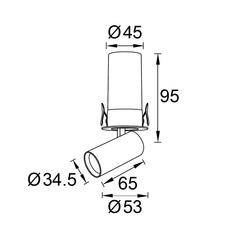 Встраиваемый спот Mantra Garda 9142 Встраиваемый спот Mantra Garda 9142