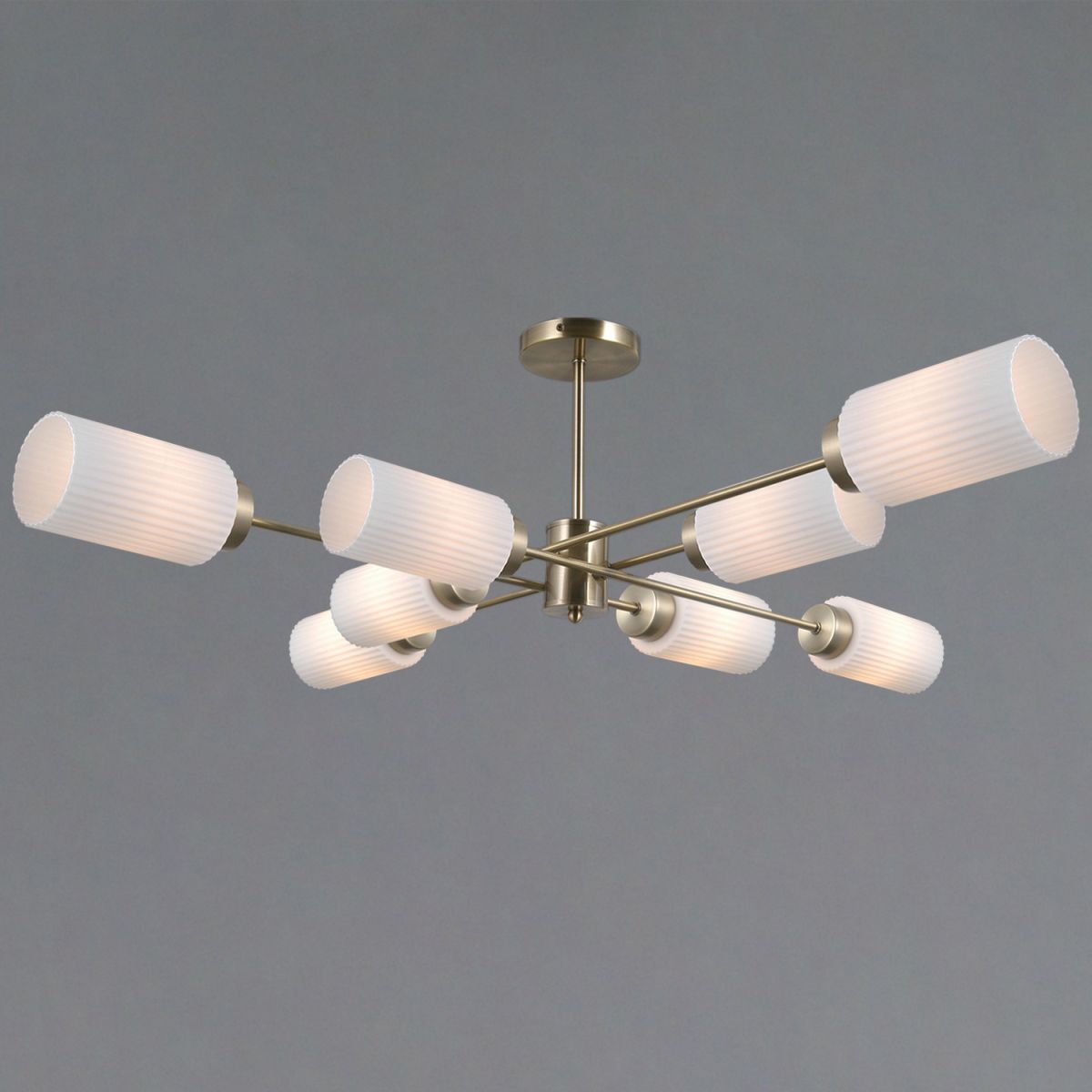 Люстра на штанге Illumico IL0737-8ASQ-25 AB NAPLES Люстра на штанге Illumico IL0737-8ASQ-25 AB NAPLES