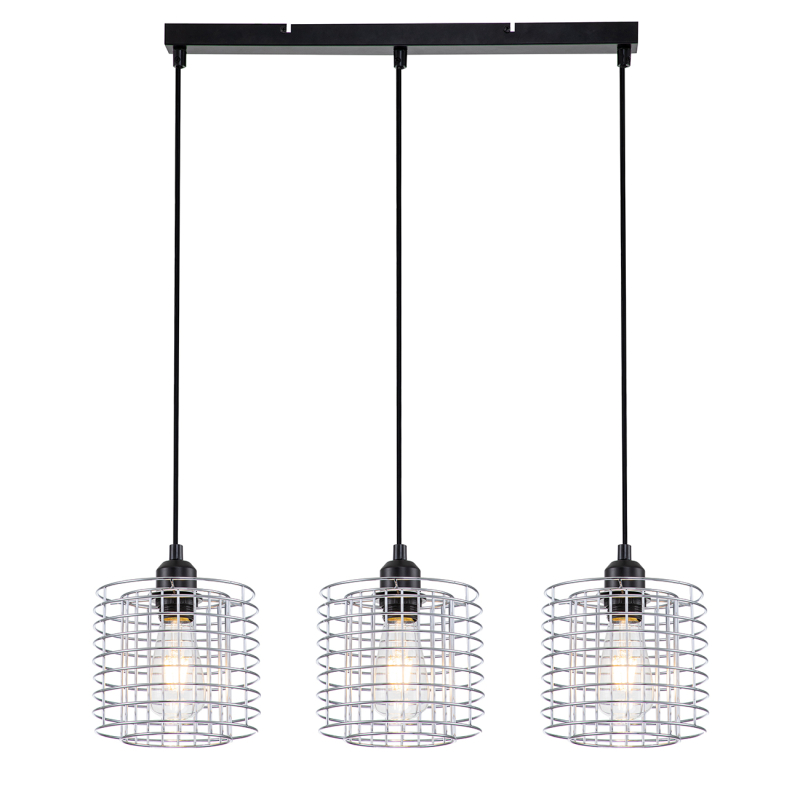 Подвесной светильник Escada Grid 10190/3S Chrome Подвесной светильник Escada Grid 10190/3S Chrome