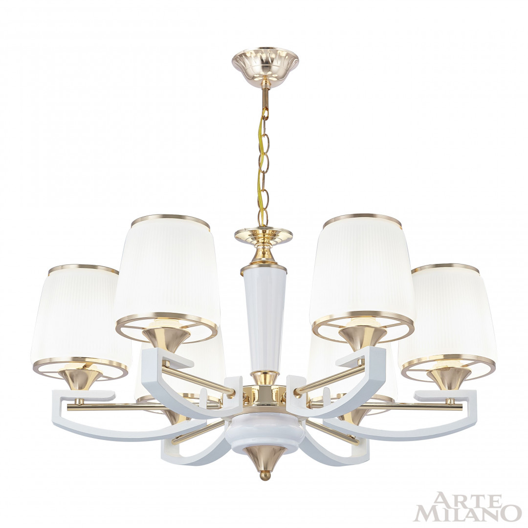 Подвесная люстра Arte Milano Florentia-2457 302457/6 Wh/Gd