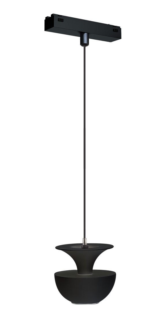 Трековый магнитный светильник iLedex Vision 4825-044-D80-6W-38DG-3000K-BK