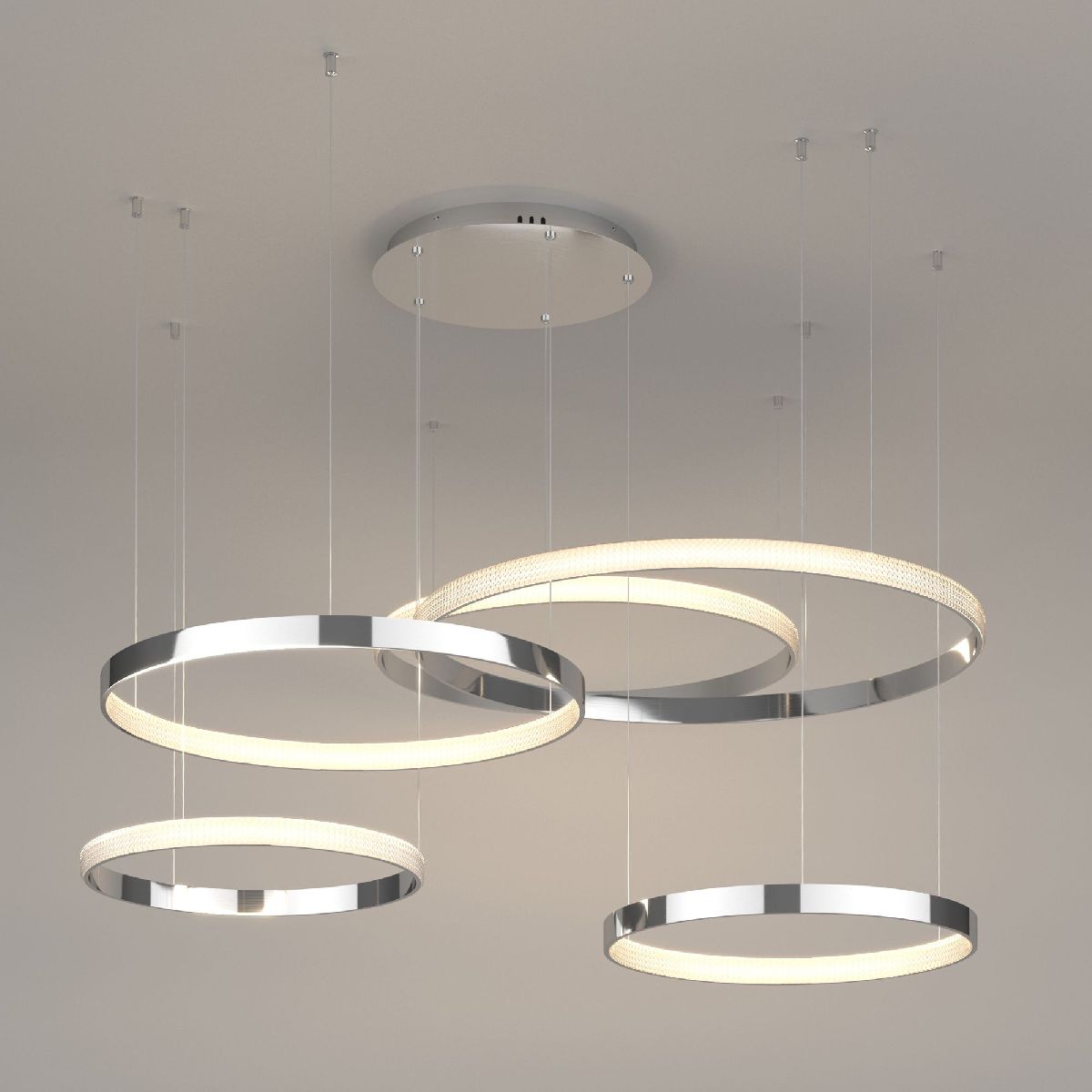 Подвесная люстра Eurosvet Posh 90175/5 хром a045416 Подвесная люстра Eurosvet Posh 90175/5 хром a045416